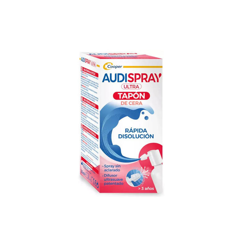 Audispray Ultra Tapones de Cerumen 3 Años+ 20ml