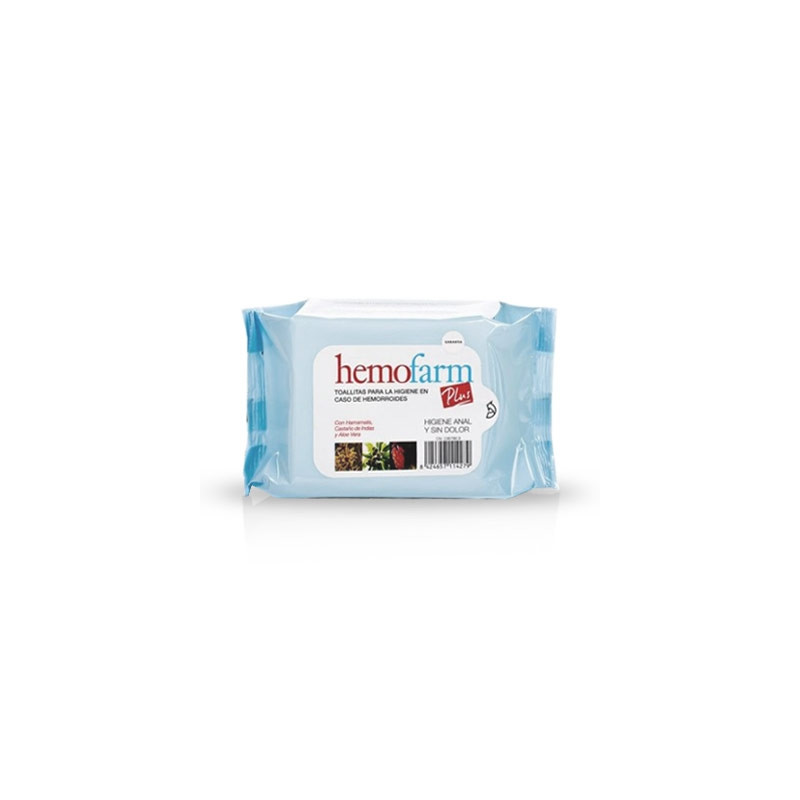 Hemofarm plus toallitas 40 uds