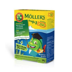 Mollers Omega 3 Peces de Gominola 45Uds
