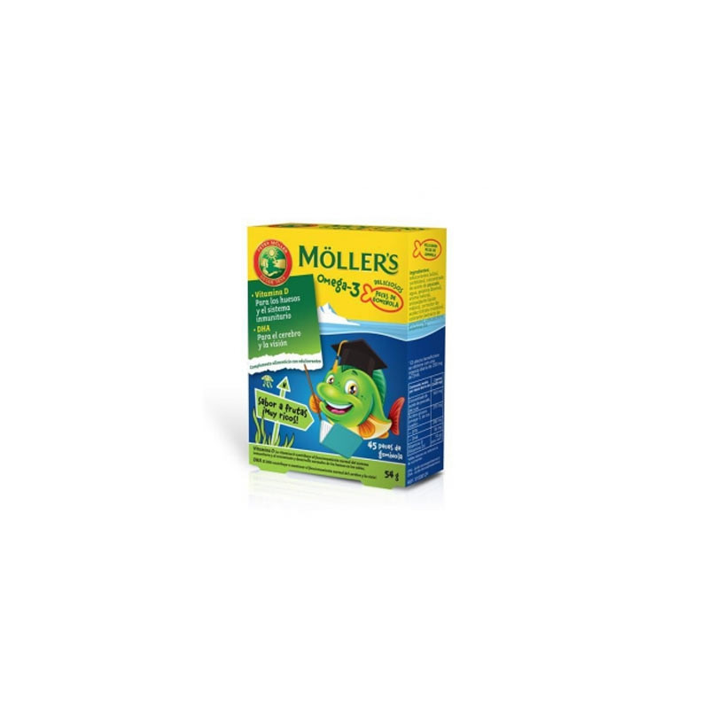 Mollers Omega 3 Peces de Gominola 45Uds