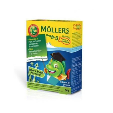 Mollers Omega 3 Peces de Gominola 45Uds