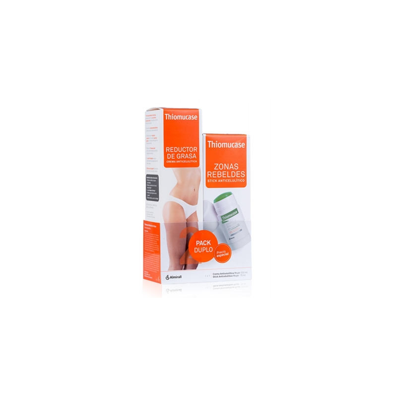 Thiomucase Reductor Grasa Crema Anticelulitica 200ml + Stick 75ml