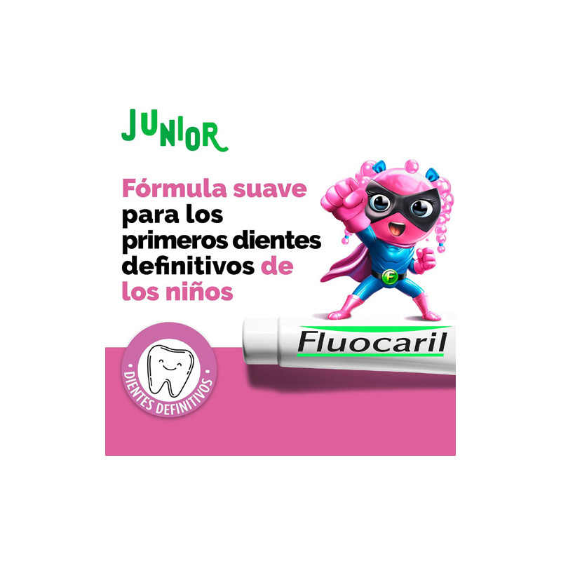Fluocaril Junior 6-12 Años Gel Sabor Chicle 75ml