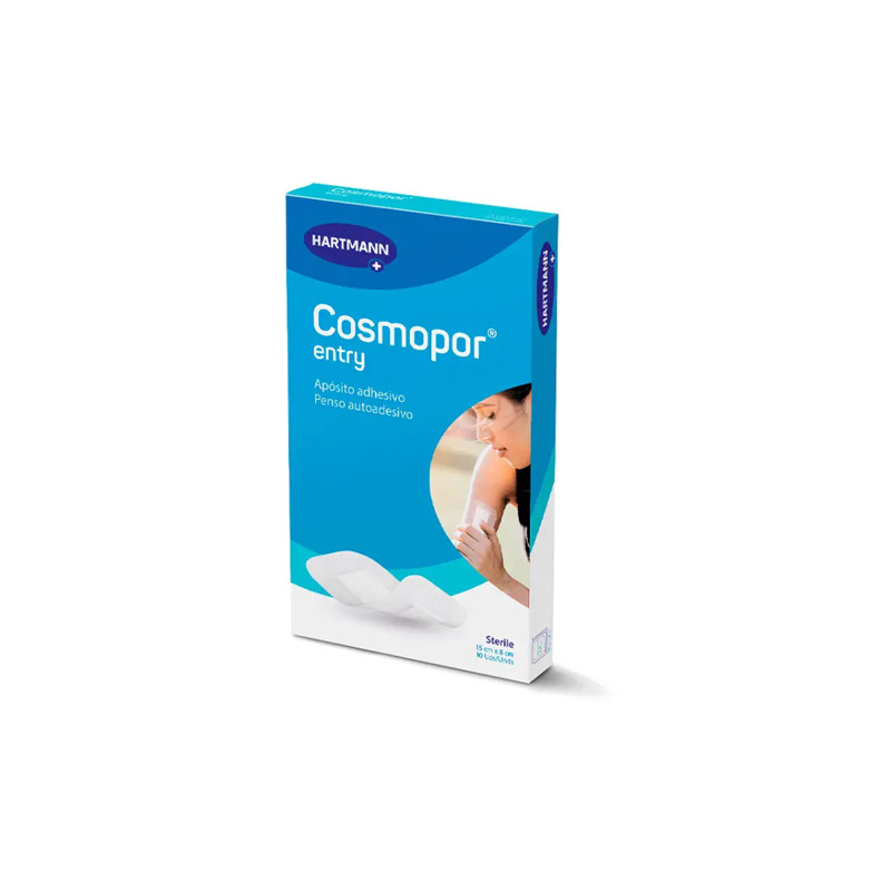 Hartmann Cosmopor Entry Aposito Adhesivo Esteril 15x8cm 10Uds