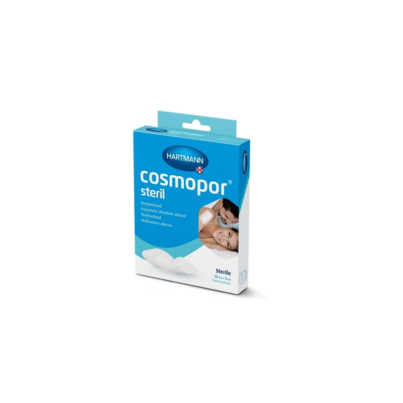 Hartmann Cosmopor Steril Aposito Adhesivo Suave 10x6cm 5 Uds