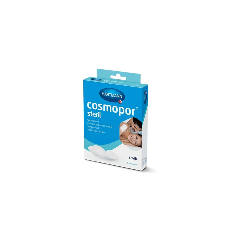 Hartmann Cosmopor Steril Aposito Adhesivo Suave 7,2x5cm 5 Uds