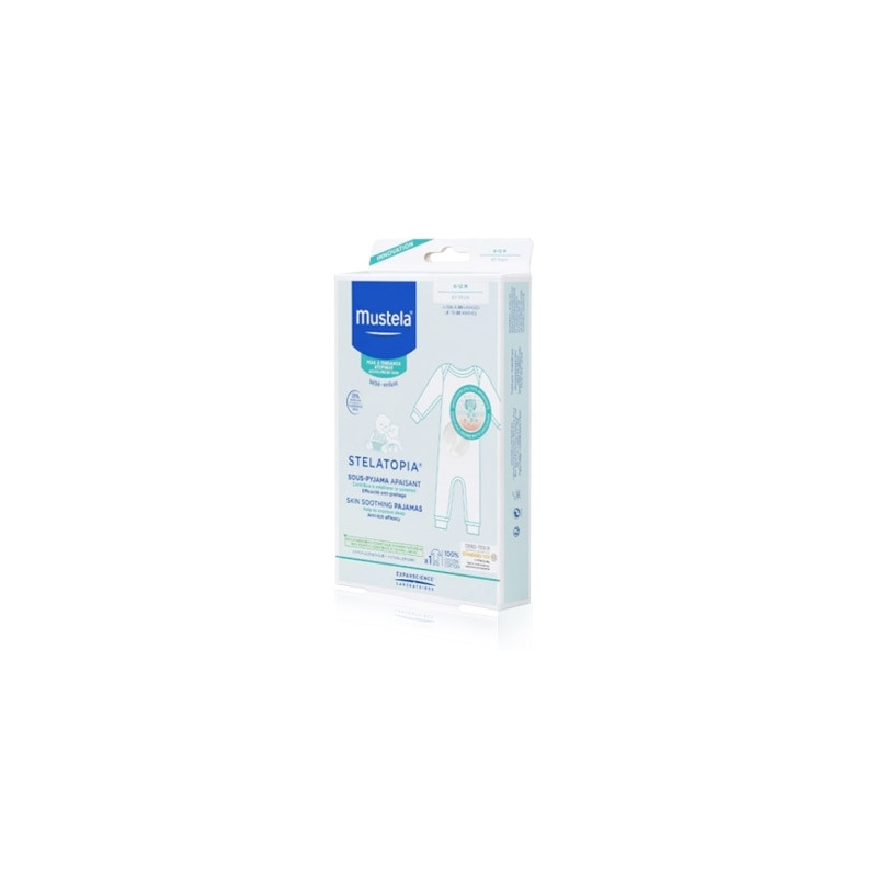 Mustela Bebe Stelatopia Pijama de Alivio Antirascado 6-12m