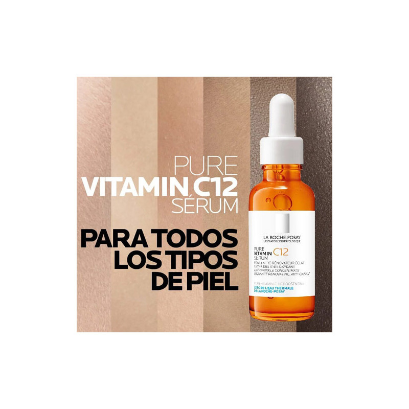 Pure Vitamin C12 Serum Antiarrugas 30ml. La Roche Posay