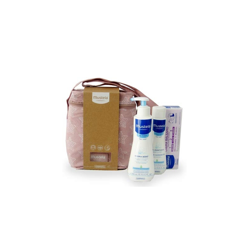 Mustela Bebe Bolsa Isotermica Rosa 3 Productos