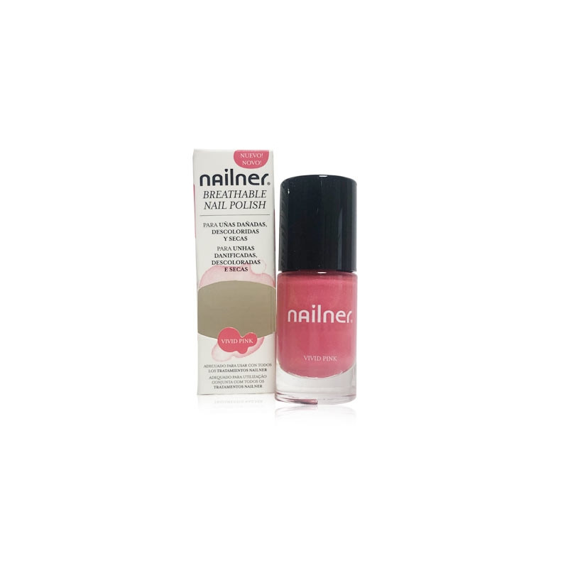 Nailner Esmalte de Uñas Transpirable Vivid Pink 8ml