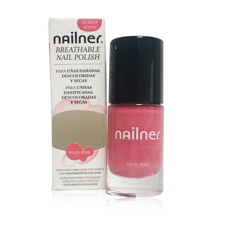 Nailner Esmalte de Uñas Transpirable Vivid Pink 8ml