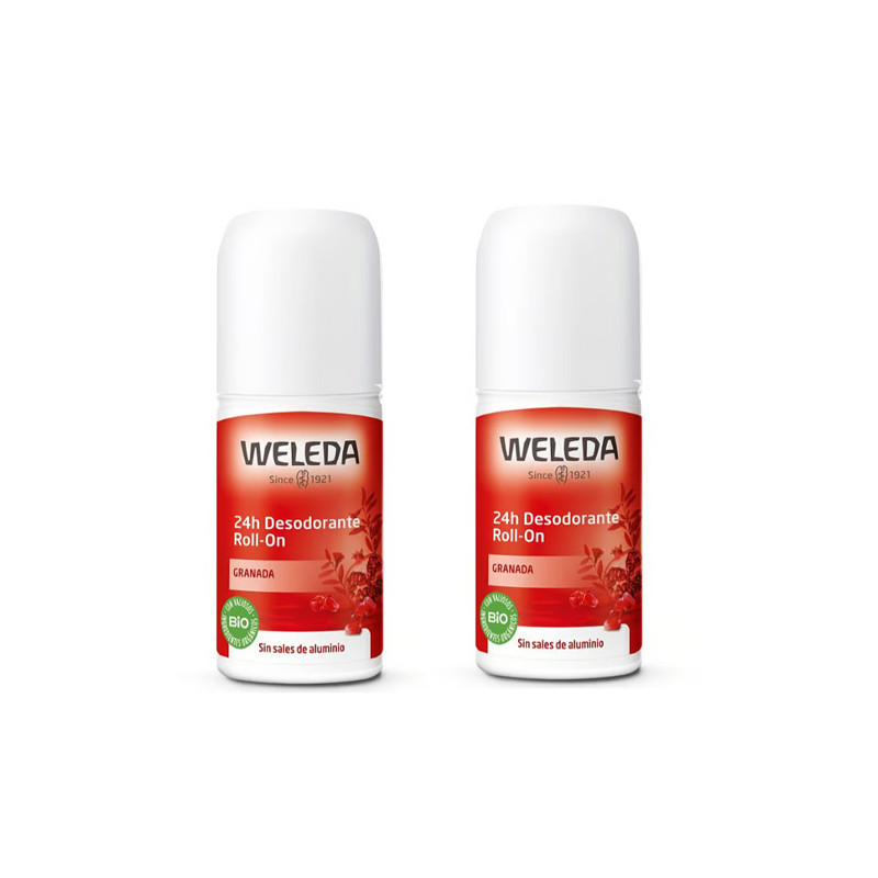 Weleda Desodorante 24h de Granada Roll-On Duplo 2x50ml
