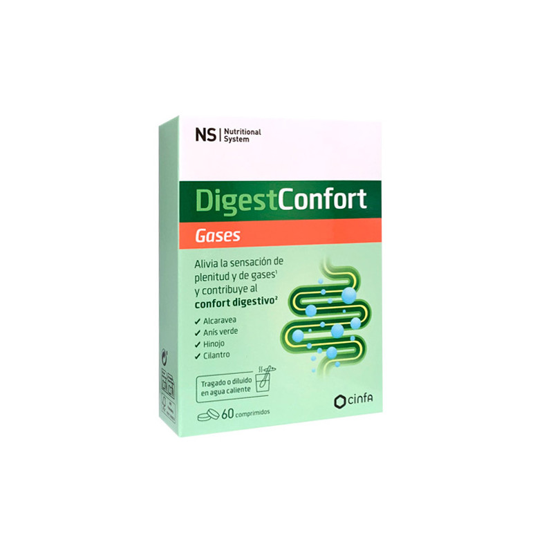 Nutritional System Digestconfort Gases 60 Comprimidos