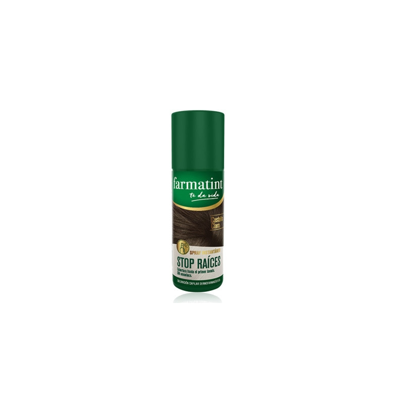 Farmatint Stop Raices Spray Instantaneo Castaño Claro 75ml