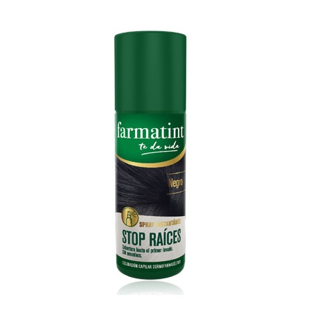 Farmatint Stop Raices Spray Instantaneo Negro 75ml