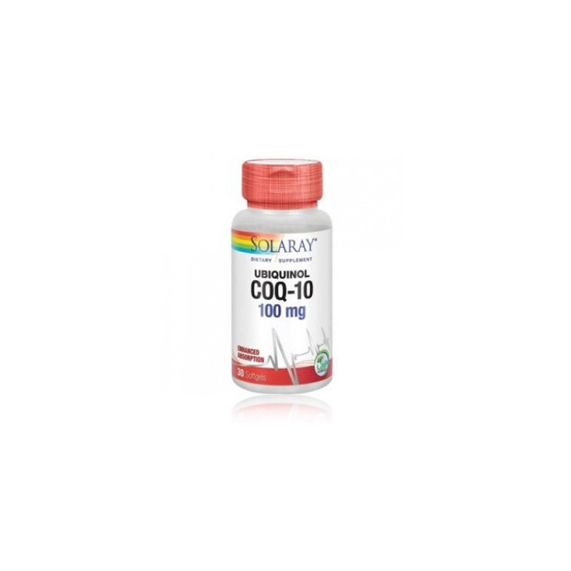 Solaray CoQ-10 Ubiquinol 100mg 30 Perlas