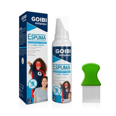 Goibi Elimina Antipiojos Espuma 150ml + Lendrera y Gorro