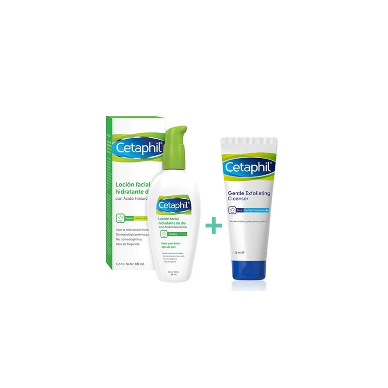 Cetaphil Crema Hidratante de Dia  88ml + Exfoliante 178ml Regalo