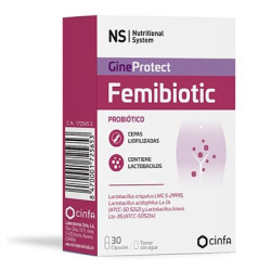 Nutritional System GineProtect Femibiotic 30Caps - Farmacia en Casa Online
