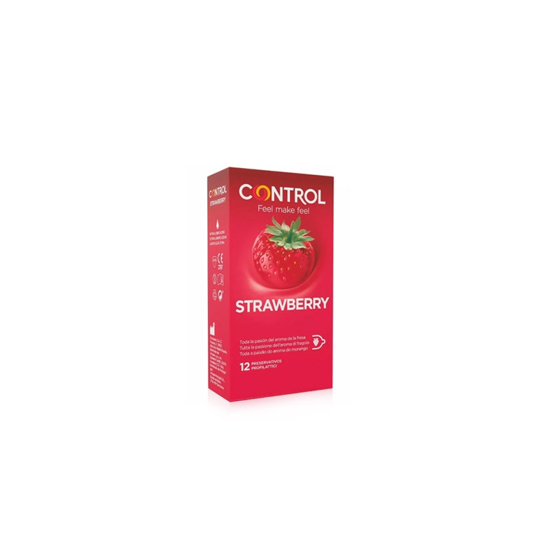 Control Preservativo Strawberry 12 Unidades
