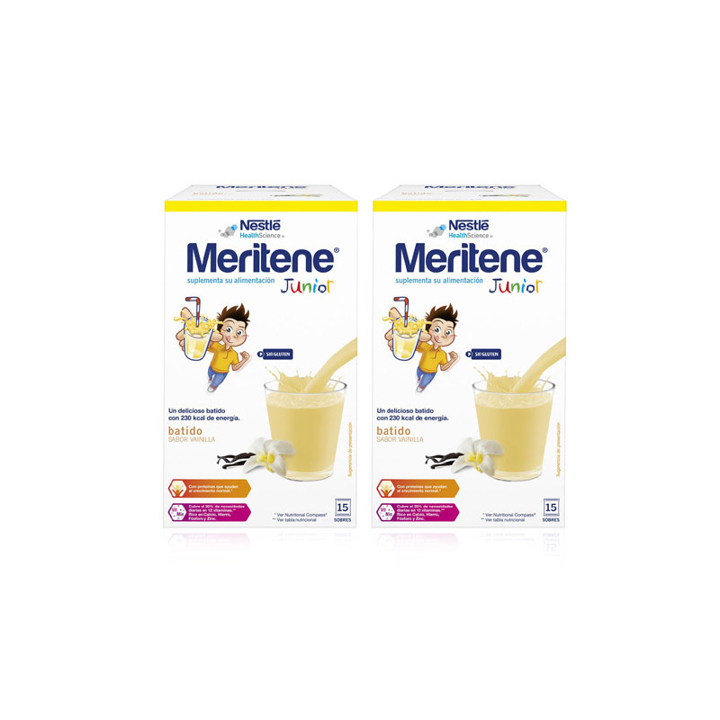 Meritene Junior Vainilla 30 G Duplo 2x15 Uds