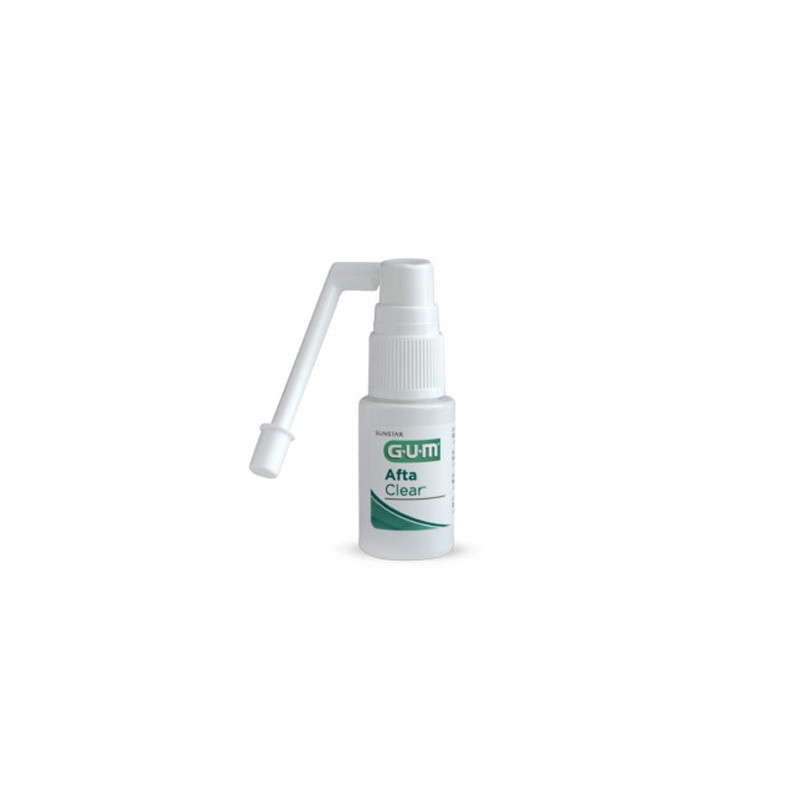 Gum Afta Clear Spray Alivio Eficaz Lesiones Bucales 15ml