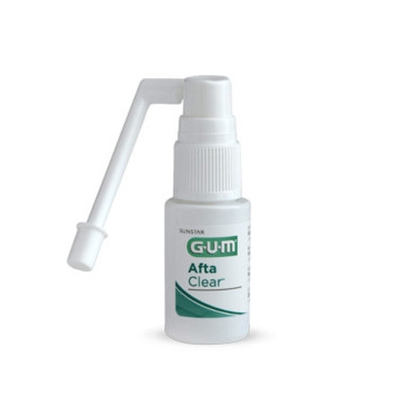 Gum Afta Clear Spray Alivio Eficaz Lesiones Bucales 15ml