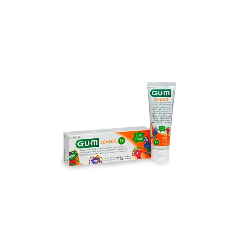 Gum Junior Gel Dentifrico Anticaries Sabor Tutti Frutti 50ml