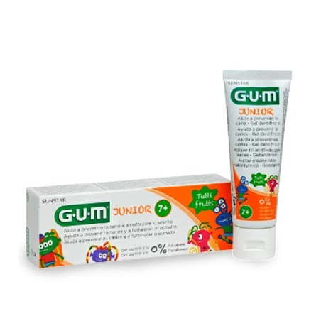 Gum Junior Gel Dentifrico Anticaries Sabor Tutti Frutti 50ml