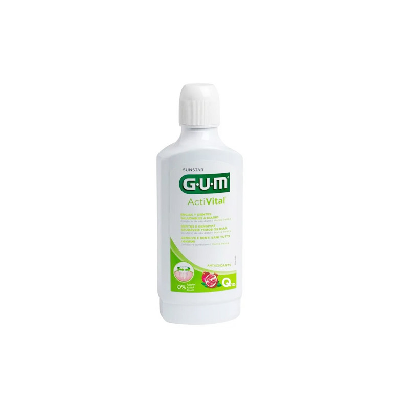 Gum Activital Colutorio Uso Diario Con Antioxidantes Q10 500ml