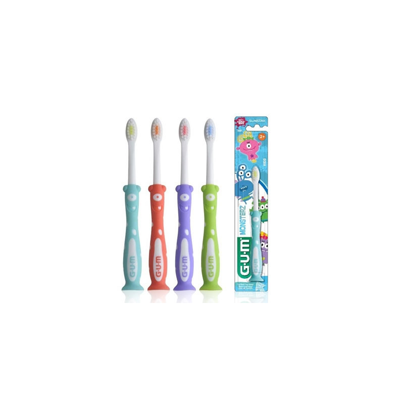 Gum Kids Cepillo Dental Monstruo +2 Años 1 Unidad
