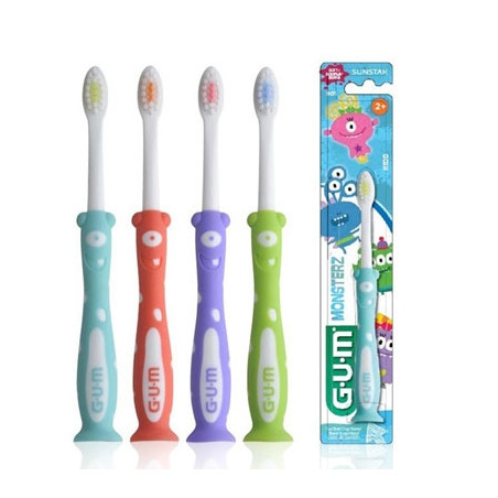 Gum Kids Cepillo Dental Monstruo +2 Años 1 Unidad