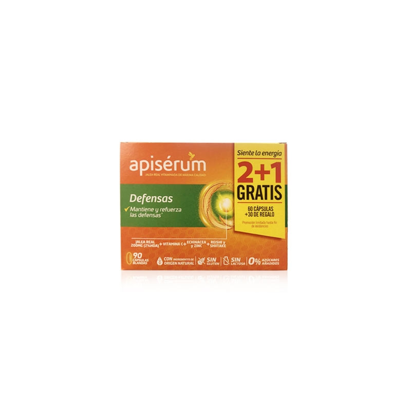 Apiserum Defensas Jalea Real 90 Capsulas