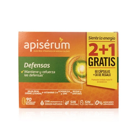 Apiserum Defensas Jalea Real 90 Capsulas