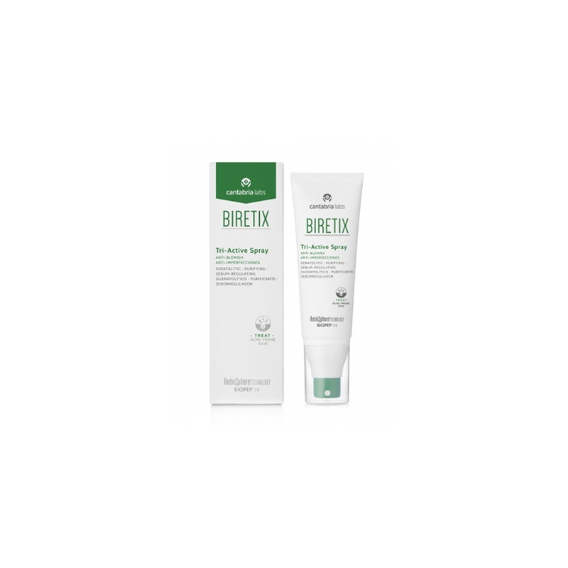 Biretix Tri-Active Spray Anti-Imperfecciones Piel Acneica 100ml