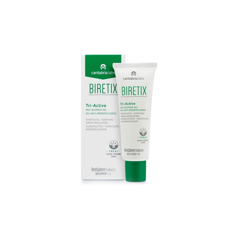 Biretix Tri-Active Gel Anti-Imperfecciones Piel Acneica 50ml