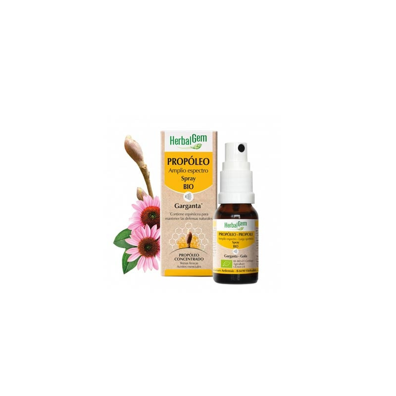 Herbalgem Propoleo Amplio Espectro Spray Bio Garganta 15ml