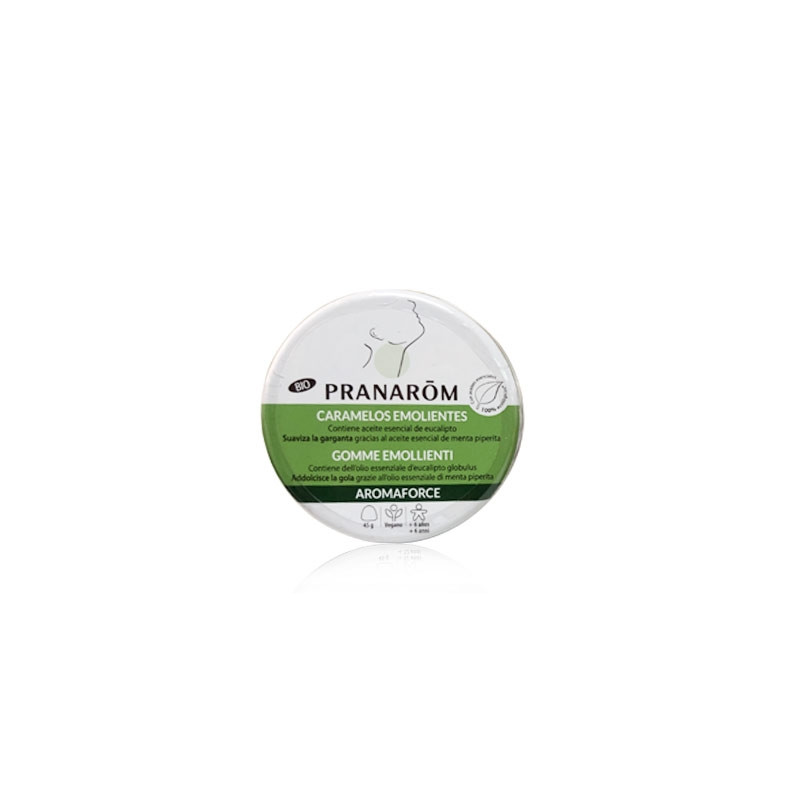 Pranarom Aromaforce Caramelos Emolientes Eucalipto Bio 45gr
