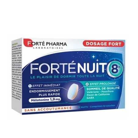Forte Pharma Forte Noche Efecto Inmediato 30 Comprimidos Bicapa