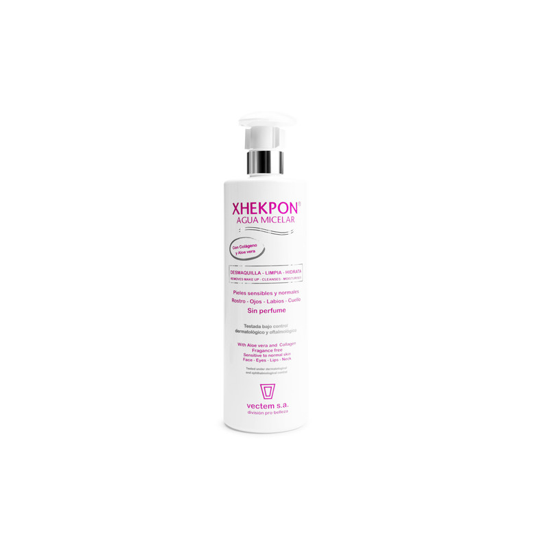 Xhekpon Agua Micelar con Colageno y Aloe Vera 400ml