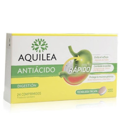 Aquilea Antiacido Efecto Rapido Sabor Menta 24 Comp Tricapa