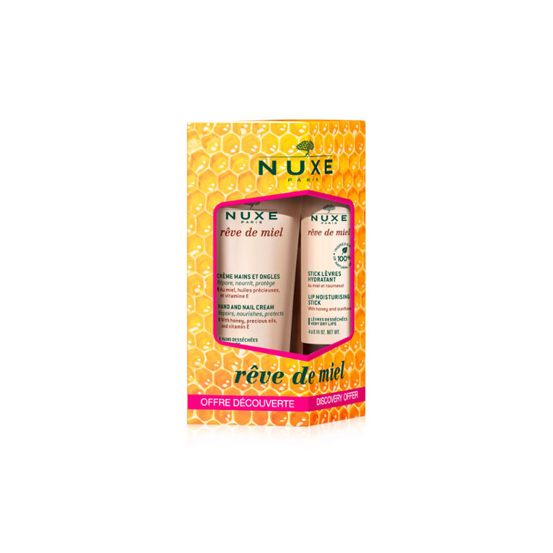 Nuxe Reve de Miel Crema Manos y Uñas 30ml + Stick Labial 4gr