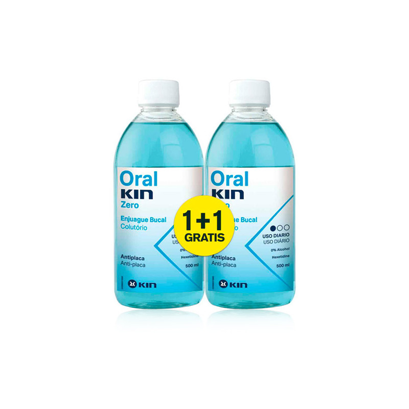 Kin Oral Zero Enjuague Bucal Duplo 2x500ml