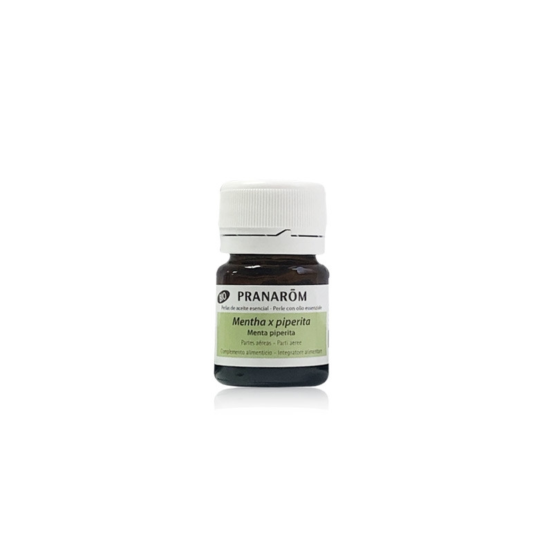 Pranarom Perlas Aceite Esencial Bio Menta Piperita 60 Minicaps