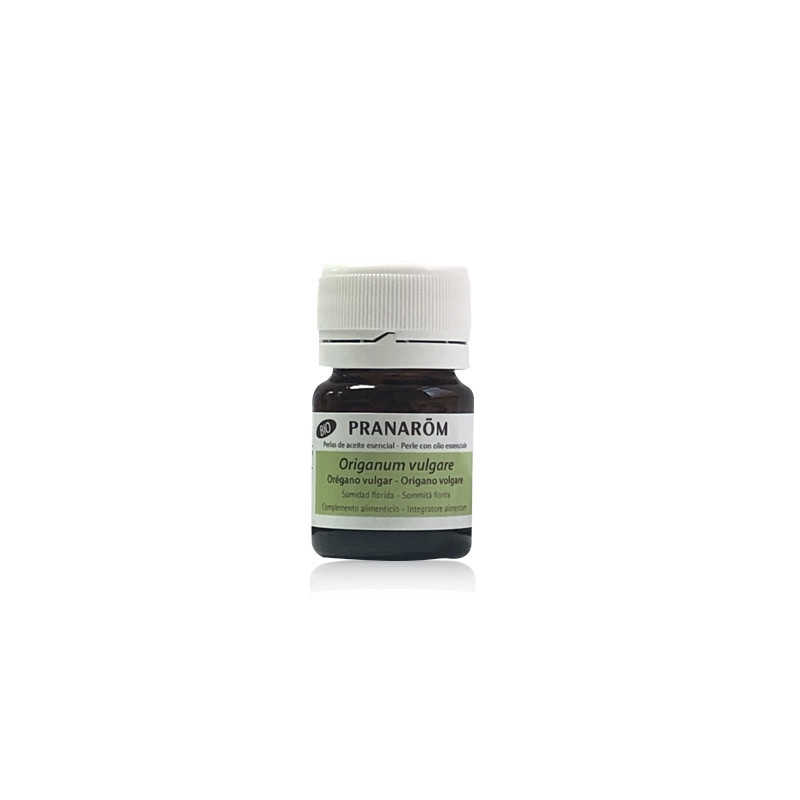 Pranarom Perlas Aceite Esencial Bio Oregano Vulgar 60Minicaps