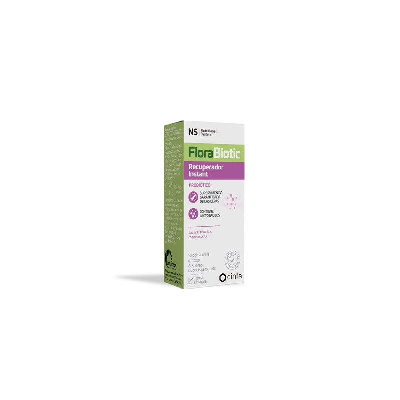 Nutritional System Florabiotic Instant Sabor Vainilla 8 Sobres