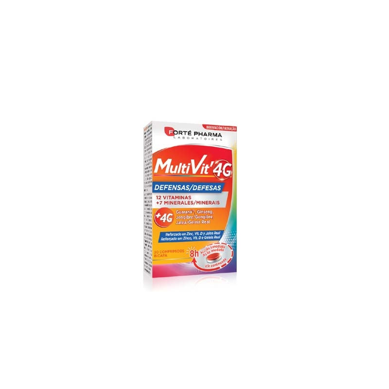 Forte Pharma Multivit 4G Defensas 30 Comprimidos Bicapa