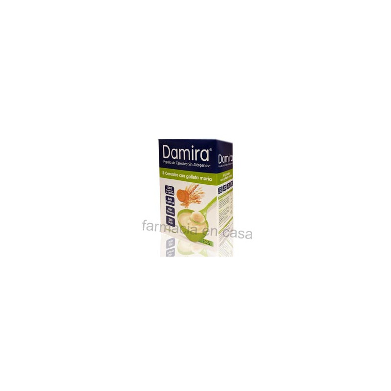 Damira papilla 8 cereales con galleta maria 600gr