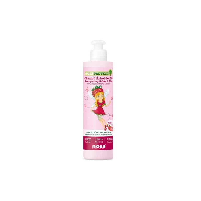 Nosa Protect Champu Antipiojos Arbol del Te Aroma Fresa 250ml