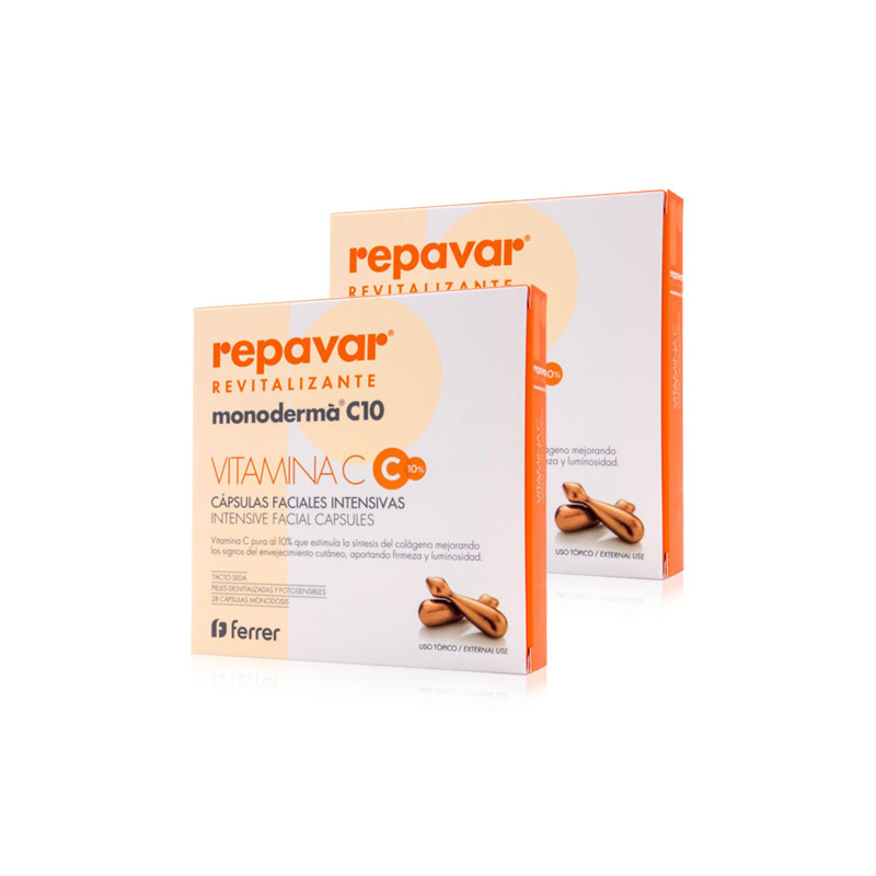 Repavar Revitalizante Monoderma C10 Vitamina C Duplo 2x28 Caps